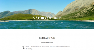 A screencap of Ehde's blog.