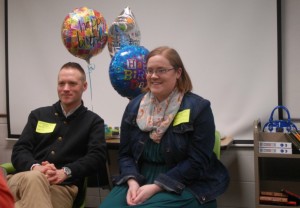 Author E.K. Johnston and Her Publisher Andrew Karre Answering Questions